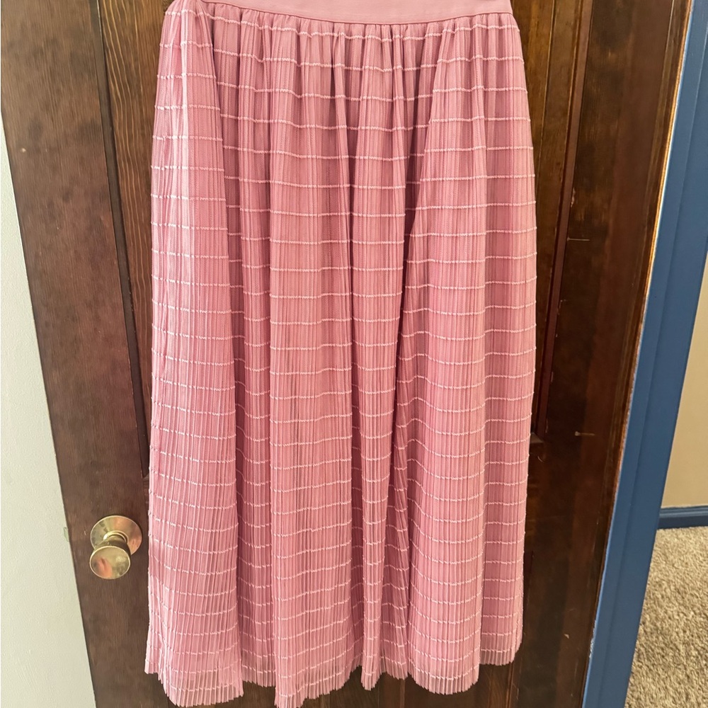 Chic Pink A-Line Skirt